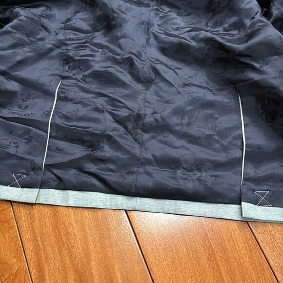 NWT Slim Fit Organic Light Green Linen Blend Jacket size 2 US S - Picture 8 of 12